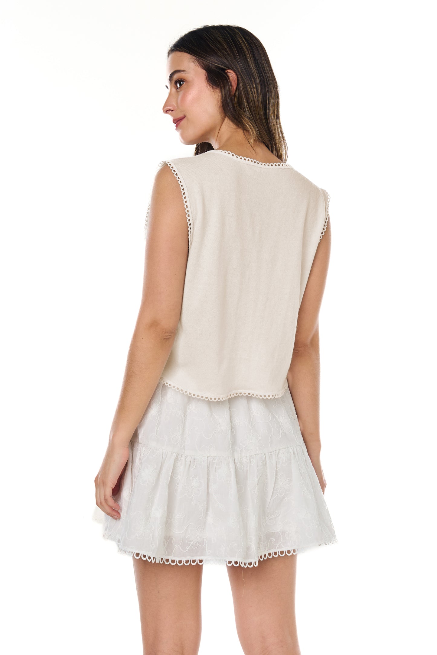 Chaleco Perla Beige