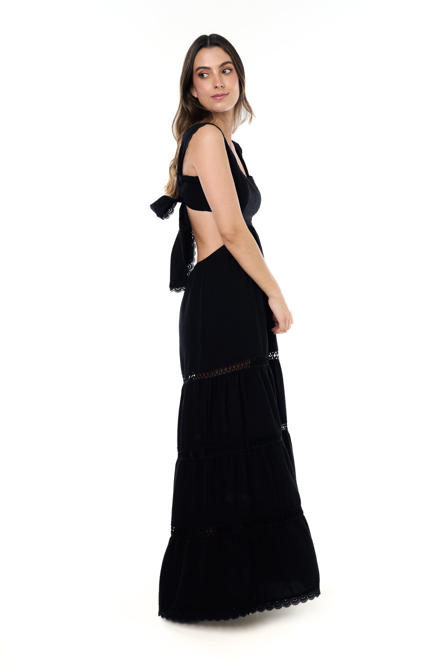 Vestido Ostra Negro